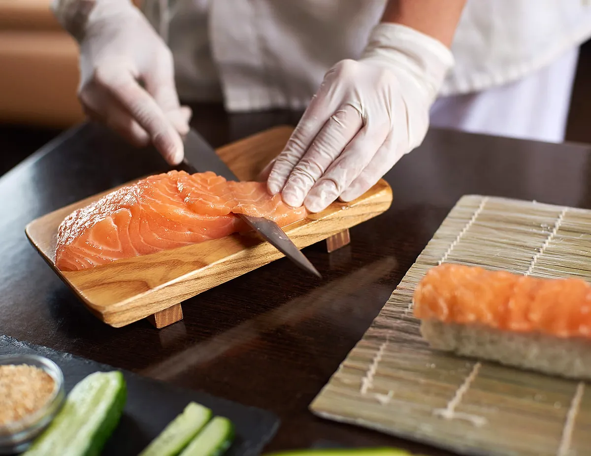 Japanese specialties at Hokaido Sushi