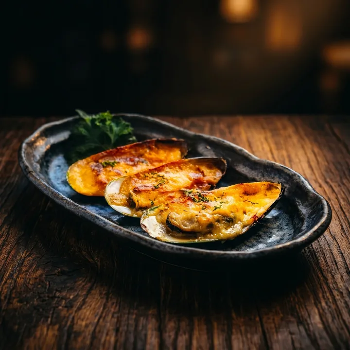 Baked Green Mussel